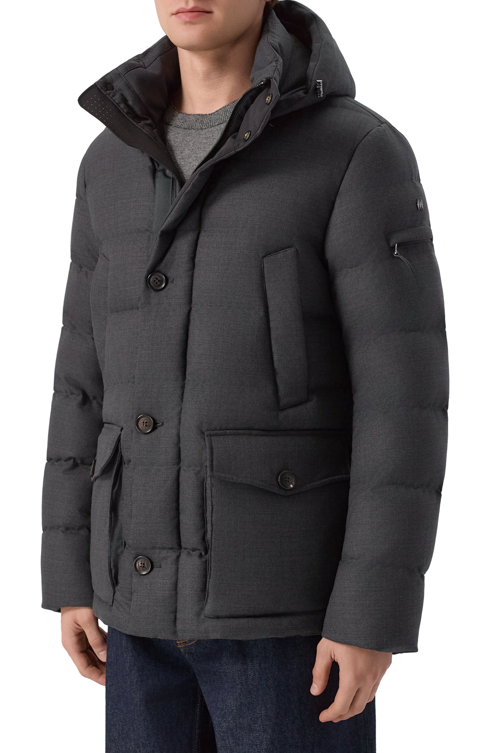 Пуховик из шерсти и вискозы HETREGO, арт. 8R545, фото 3