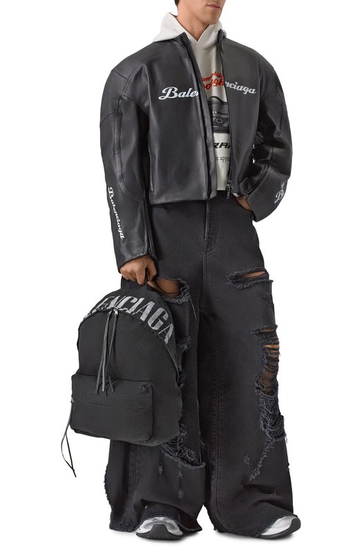 Рюкзак Editor Balenciaga 827206/2AB0W Чёрный  827206/2AB0W Фото 7