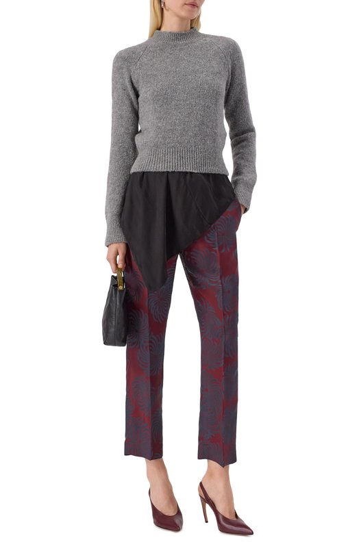 Брюки Dries Van Noten 010949-2140-358 Бордовый  010949-2140-358 Фото 2