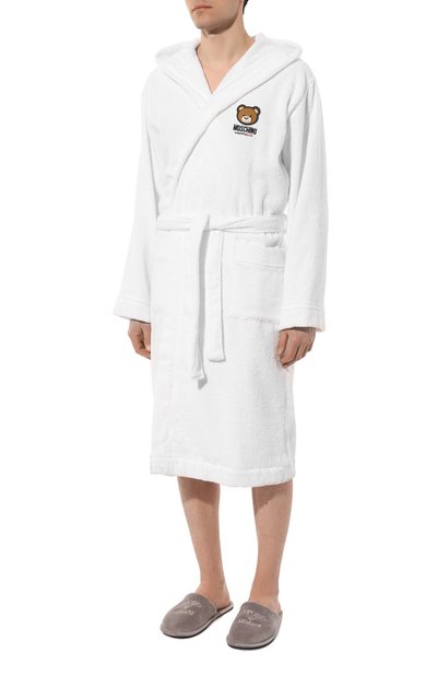 Хлопковый халат MOSCHINO, арт. 232V6/A9601/4307, фото 3