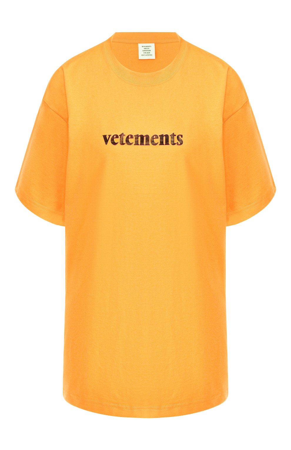 Футболка VETEMENTS, арт. SS20TR305 1610/W/FLU0 0RANGE, фото 1