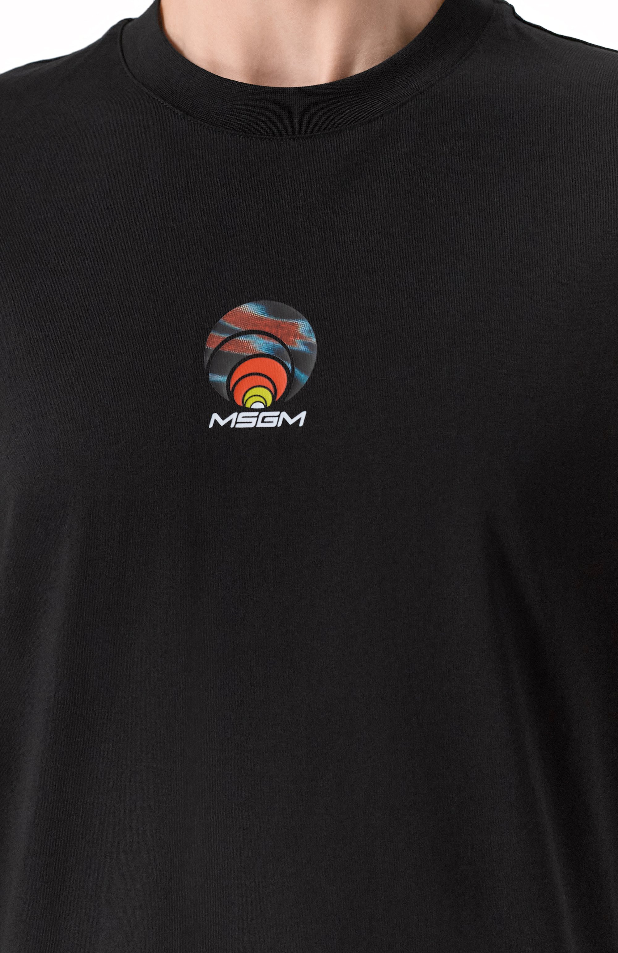 Хлопковая футболка MSGM, арт. 4040MM121N/267002, фото 5