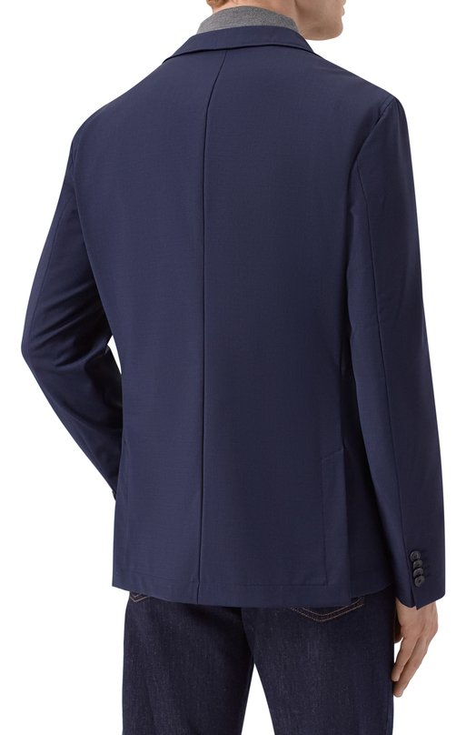 Однобортный пиджак BOSS 50556757 Синий  50556757 Фото 5