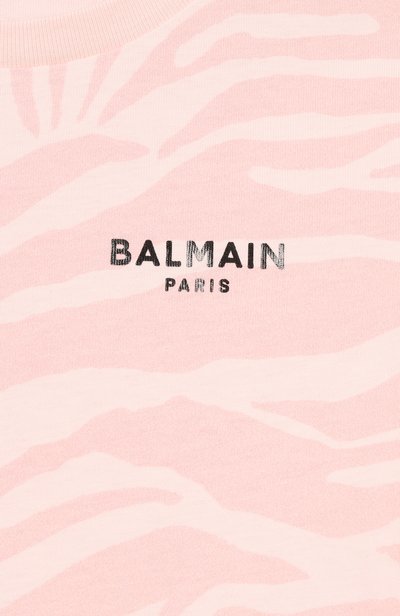 Хлопковая футболка BALMAIN, арт. BZ8B11, фото 3