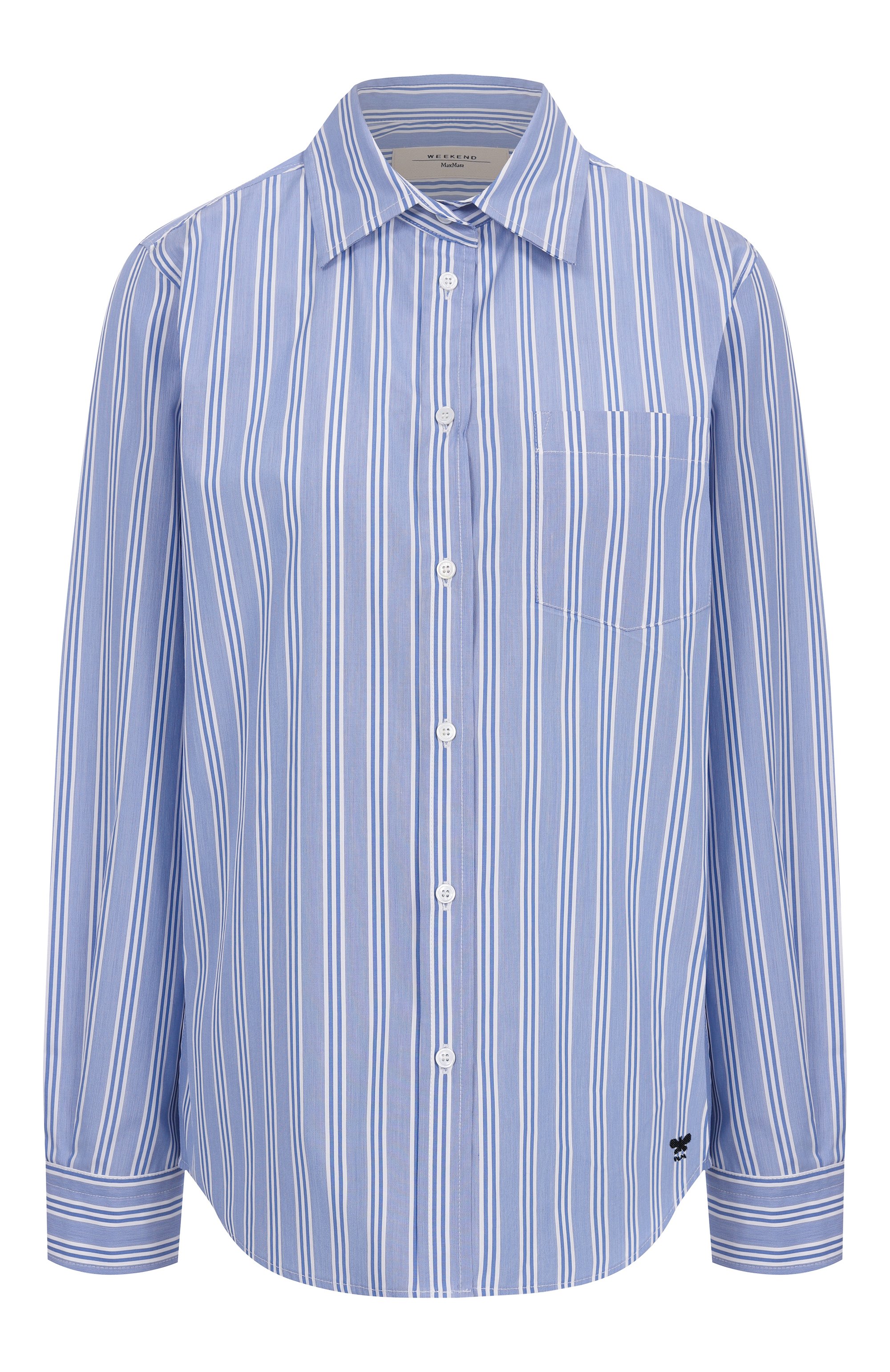 Хлопковая рубашка WEEKEND MAX MARA, арт. BAHAMAS, фото 1