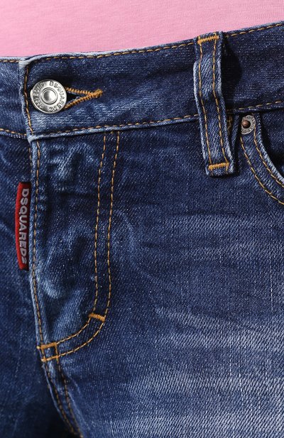 Джинсы DSQUARED2 синего цвета по цене 56300 руб., арт. S80LA0006/S30663, фото 5 Джинсы DSQUARED2, арт. S80LA0006/S30663, фото 5