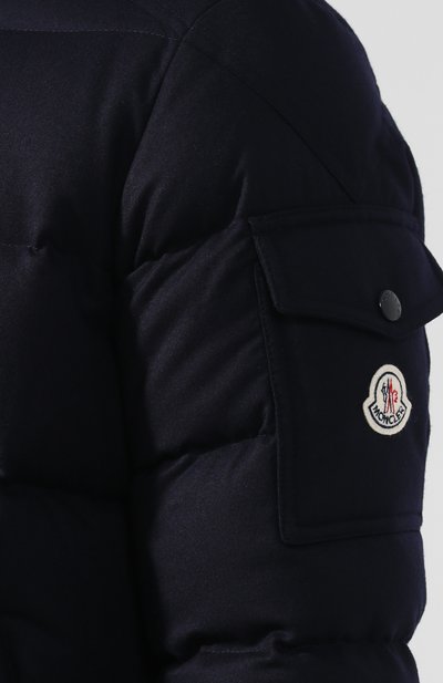Пуховик mongenevre на молнии с капюшоном MONCLER темно-синего цвета по цене 139000 руб., арт. D2-091-40338-05-54272, фото 5 Пуховик mongenevre на молнии с капюшоном MONCLER, арт. D2-091-40338-05-54272, фото 5
