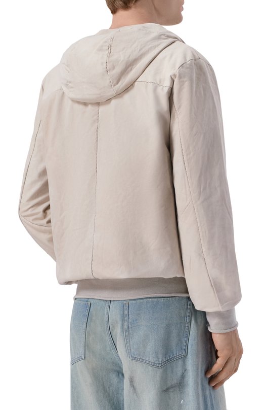 Кожаный бомбер Giorgio Brato GU26S14096NAPSTM Бежевый  GU26S14096NAPSTM Фото 4