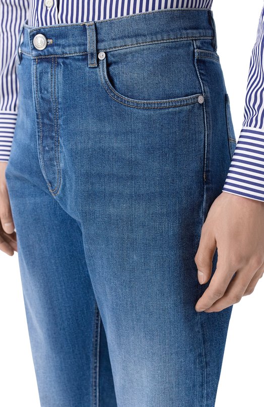 Джинсы Iconic fit Brunello Cucinelli M283P01090 Синий  M283P01090 Фото 5