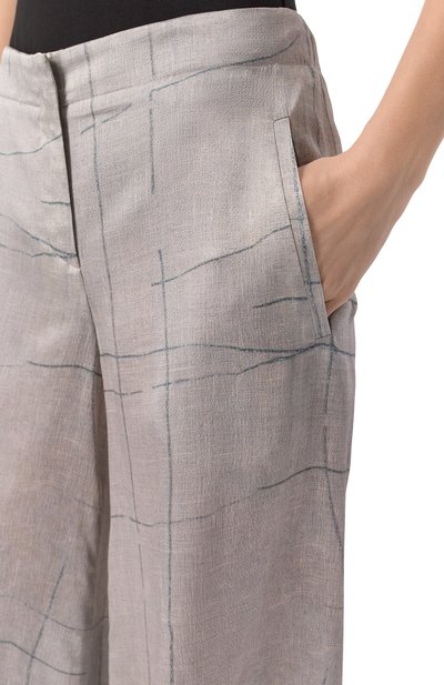 Шелковые брюки GIORGIO ARMANI, арт. GW000642/TE13743, фото 5