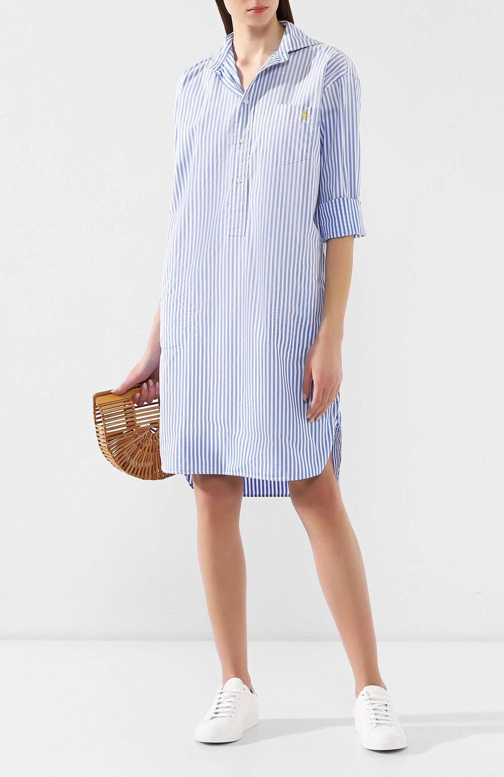 Хлопковое платье POLO RALPH LAUREN, арт. 211744849, фото 2