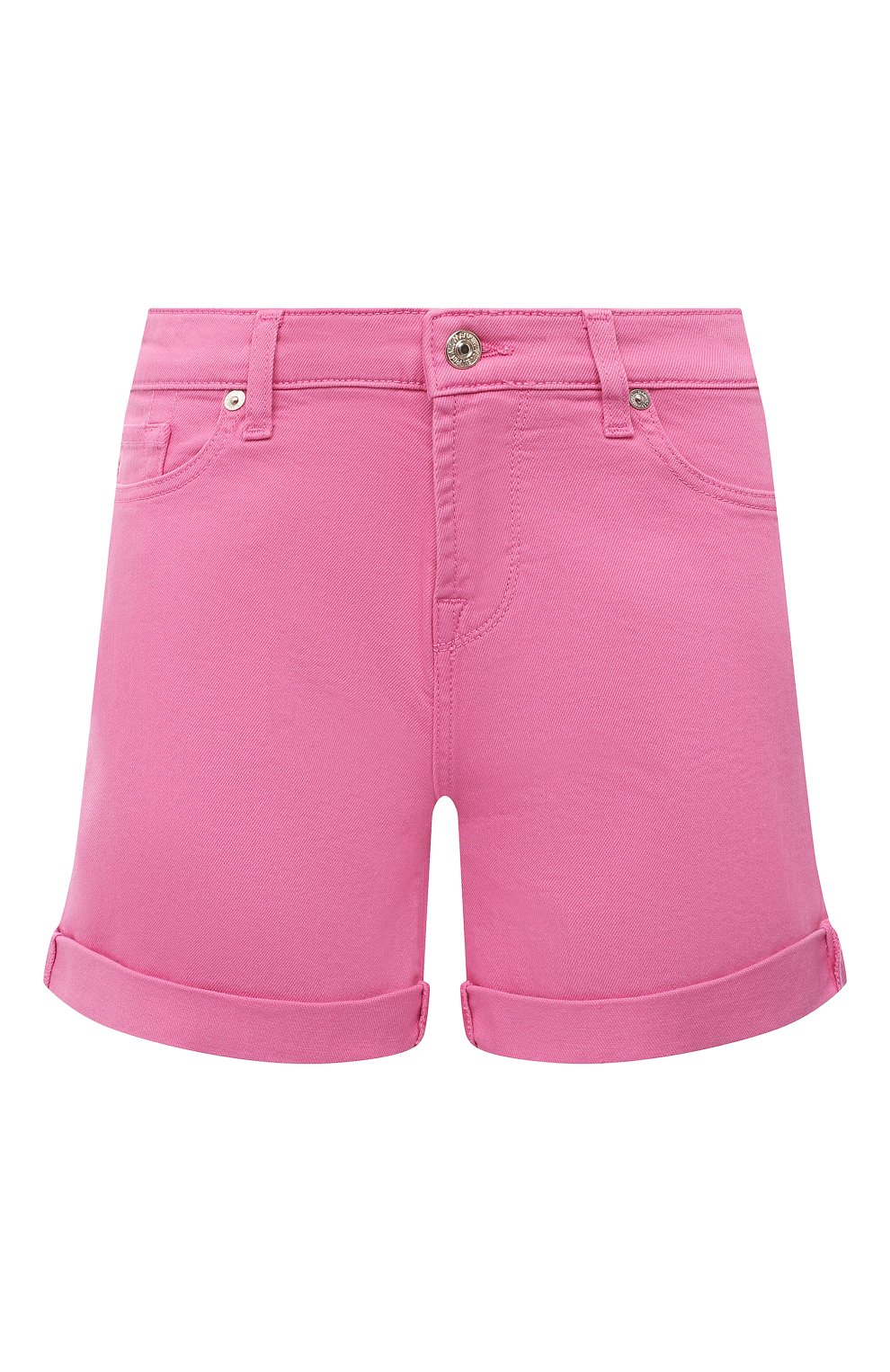Джинсовые шорты 7 FOR ALL MANKIND розового цвета по цене 12850 руб., арт. JSWUA850WI, фото 1 Джинсовые шорты 7 FOR ALL MANKIND, арт. JSWUA850WI, фото 1