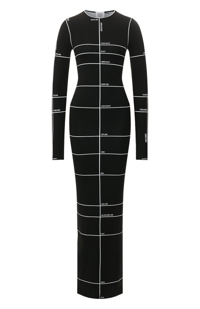 Женское платье-макси VETEMENTS, арт. SS20DR247 1379/W/BLACK