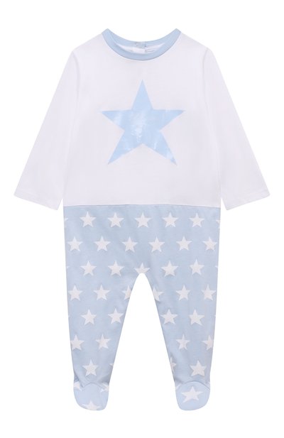 Комплект из трех предметов BALMAIN голубого цвета по цене 35150 руб., арт. BUB61A, фото 2 Комплект из трех предметов BALMAIN, арт. BUB61A, фото 2