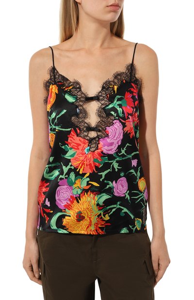 Шелковый топ gucci x ken scott GUCCI, арт. 650427 XUACI, фото 3