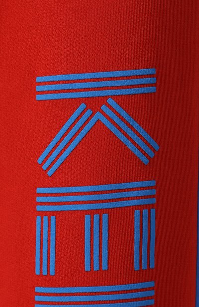 Хлопковые брюки KENZO красного цвета по цене 21100 руб., арт. 2PA705952, фото 5 Хлопковые брюки KENZO, арт. 2PA705952, фото 5