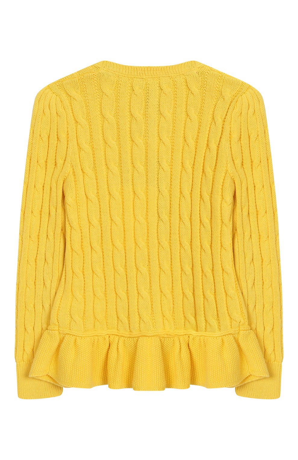 Хлопковый кардиган с баской POLO RALPH LAUREN, арт. 312737911, фото 2