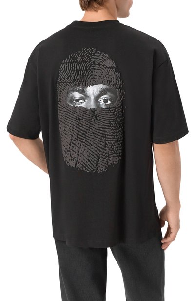 Хлопковая футболка COMME DES FUCKDOWN черного цвета по цене 5995 руб., арт. CFABM01797, фото 4 Хлопковая футболка COMME DES FUCKDOWN, арт. CFABM01797, фото 4