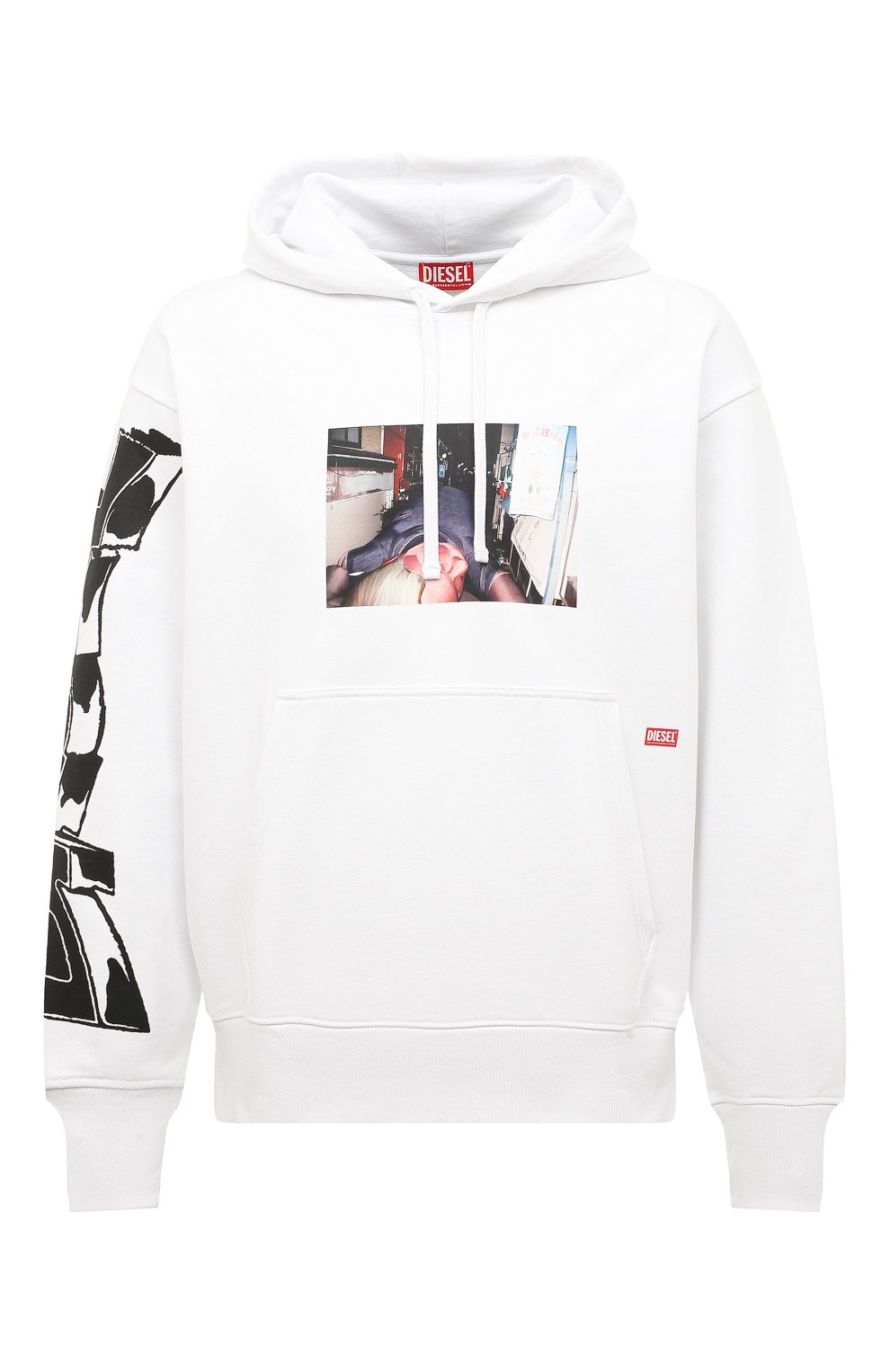 Хлопковое худи DIESEL, арт. A03592/0IEAX, фото 1