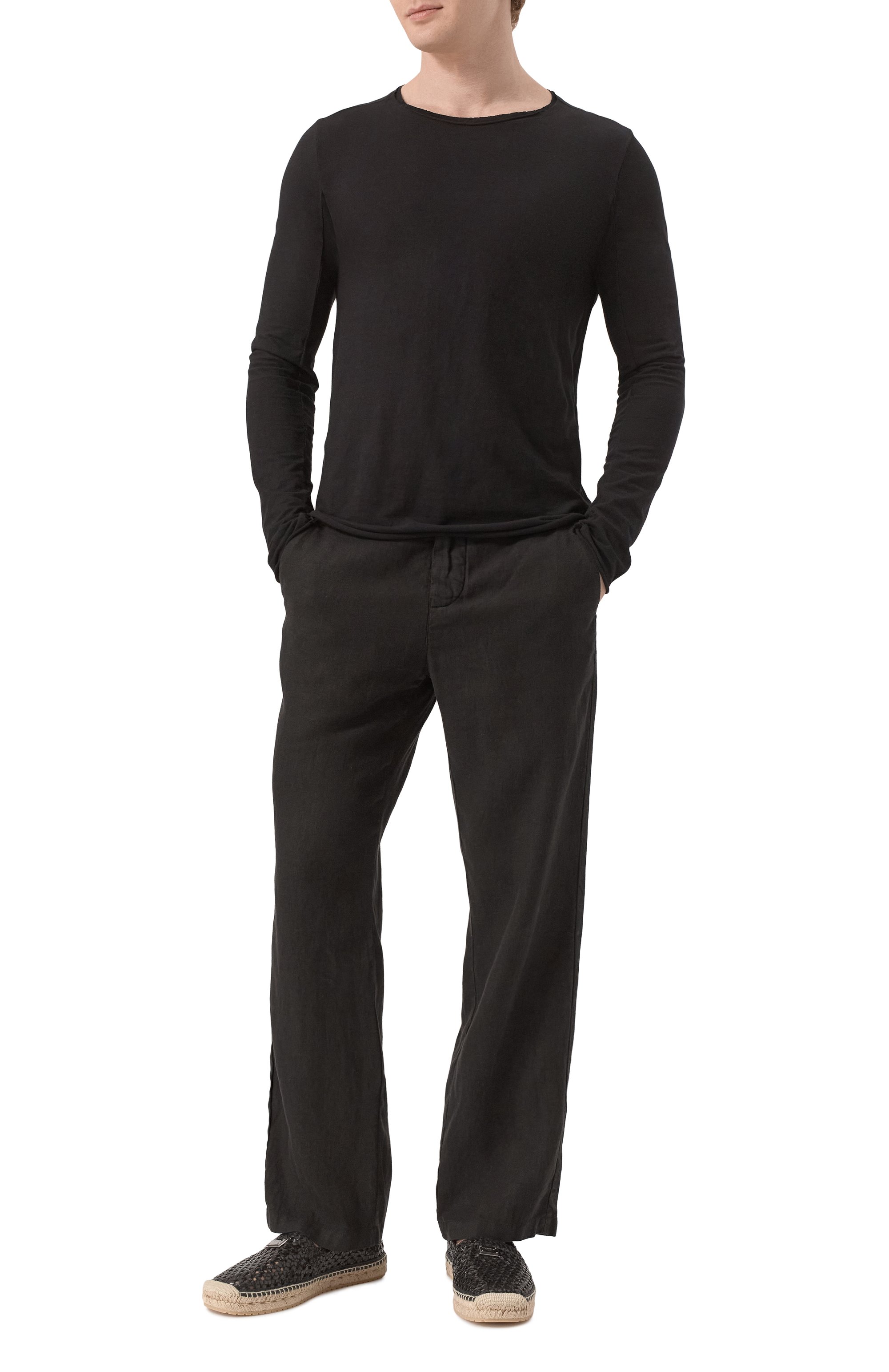 Кожаные эспадрильи DOLCE & GABBANA, арт. A50665/A9T56, фото 2