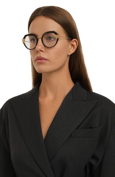 Оправа KALEOS коричневого цвета по цене 27900 руб., арт. BALL C-003, фото 2 Оправа KALEOS, арт. BALL C-003, фото 2