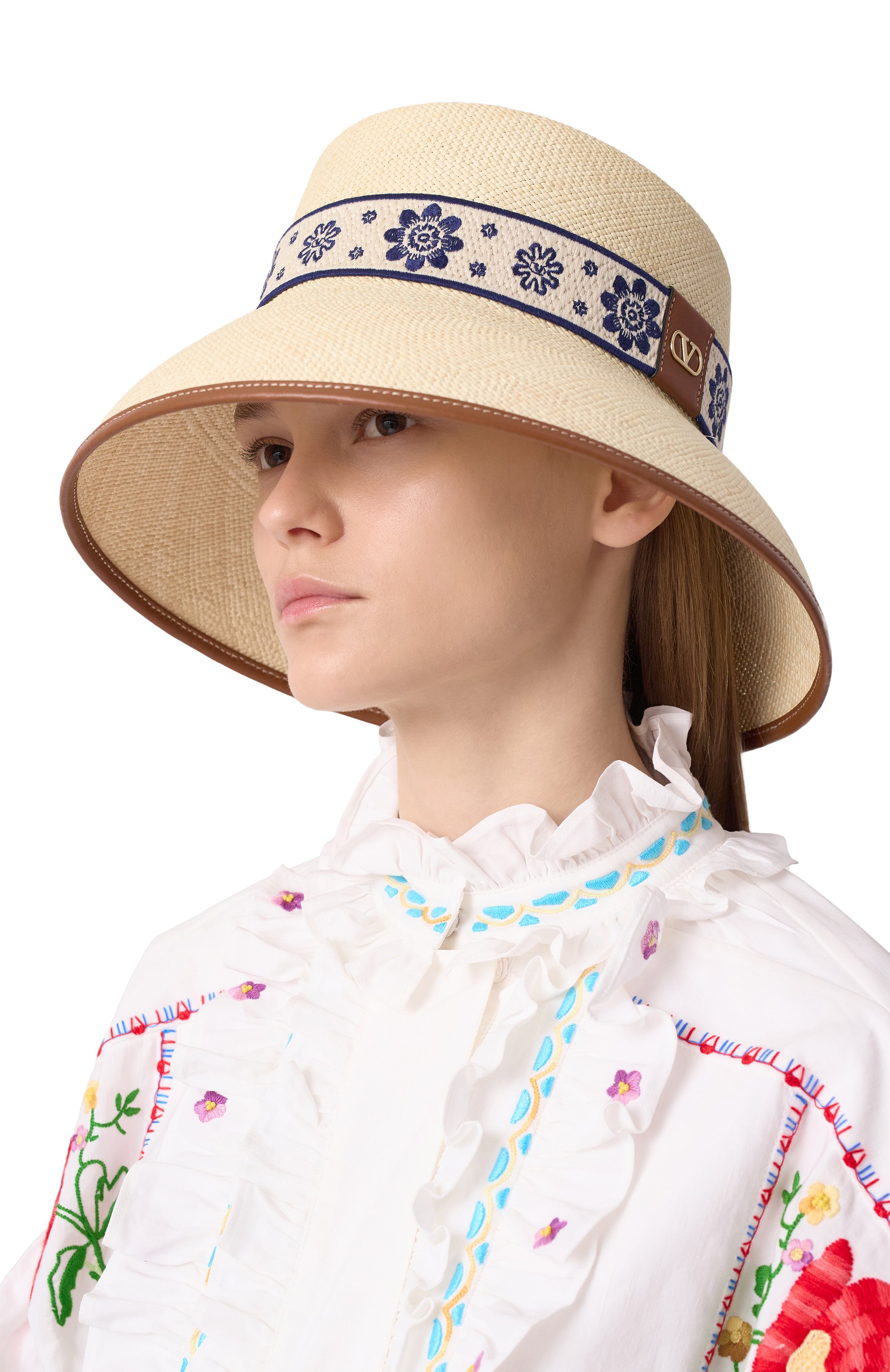 Соломенная шляпа VALENTINO, арт. 6W2HGA40/SRU, фото 2