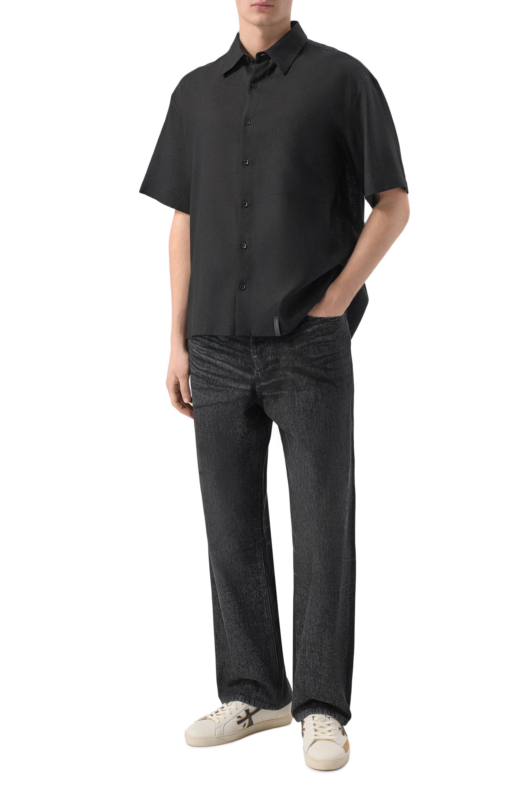 Комбинированные кеды steven PREMIATA кремового цвета по цене 35100 руб., арт. STEVEN/VAR 7284, фото 2 Комбинированные кеды steven PREMIATA, арт. STEVEN/VAR 7284, фото 2