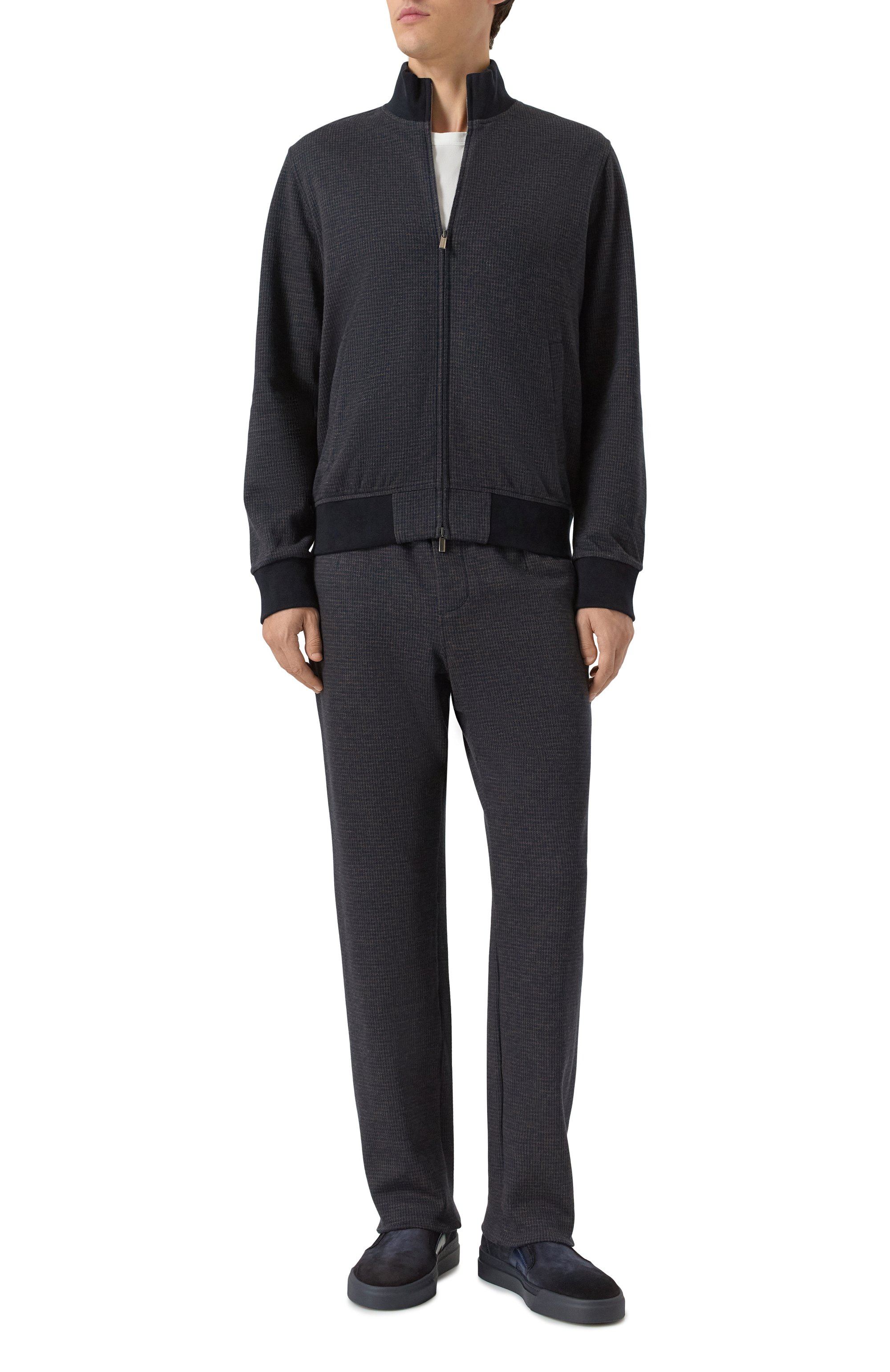 Замшевые слипоны gloria SANTONI, арт. MBGG219460CNTASY, фото 2