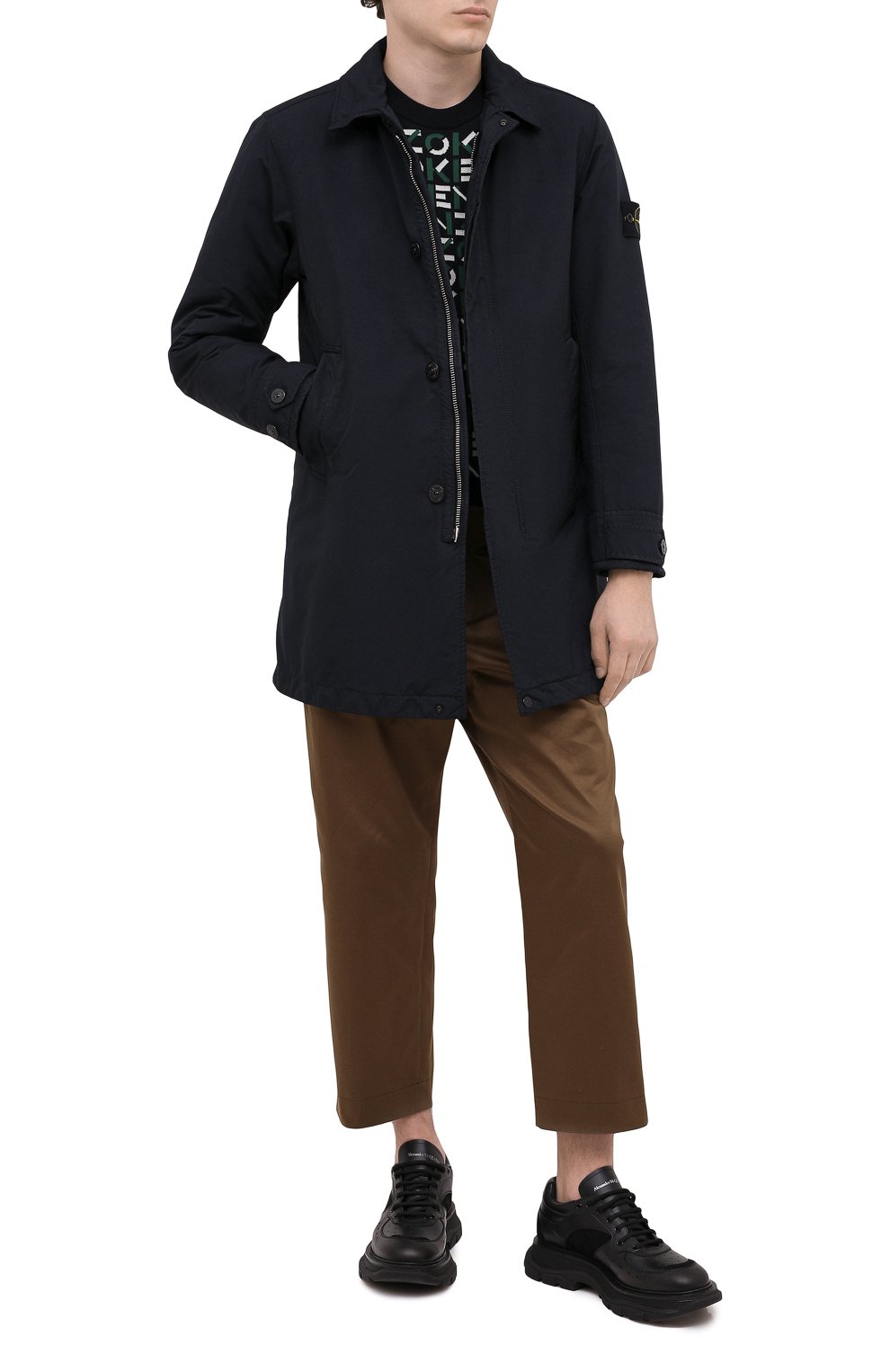 Утепленный плащ STONE ISLAND, арт. 731571349, фото 2