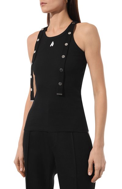 Хлопковая майка THE ATTICO, арт. 241WCT229/J038, фото 3