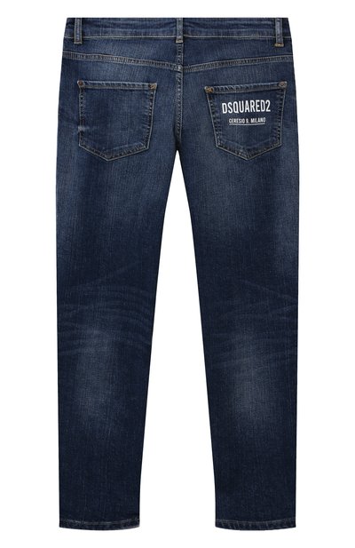 Джинсы DSQUARED2 синего цвета по цене 22950 руб., арт. DQ0731-D009C, фото 2 Джинсы DSQUARED2, арт. DQ0731-D009C, фото 2