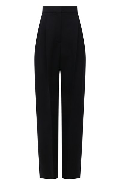 Женские брюки из шерсти и шелка ALEXANDER MCQUEEN, арт. 663866/QJAAA