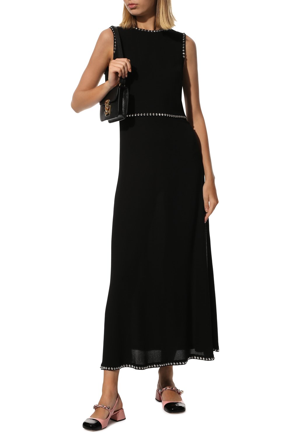 Платье MIU MIU черного цвета по цене 330000 руб., арт. MF4448-1ZRE-F0002, фото 2 Платье MIU MIU, арт. MF4448-1ZRE-F0002, фото 2