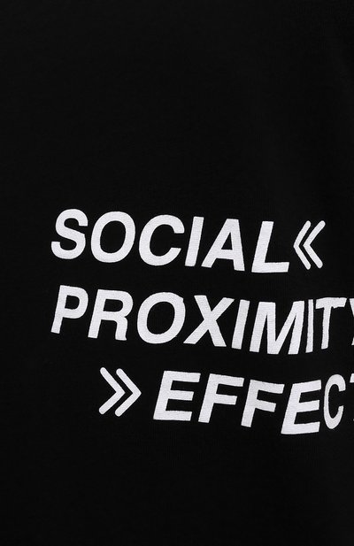 Хлопковая футболка RTA, арт. MF21-A346-0025BLKS0, фото 5