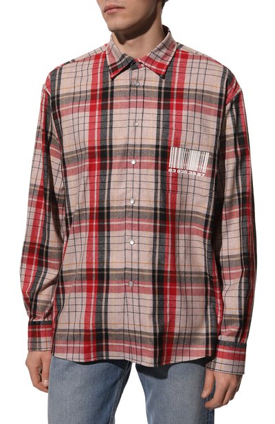 Рубашка из шерсти и хлопка VTMNTS, арт. VL14SH750S/5037, фото 3