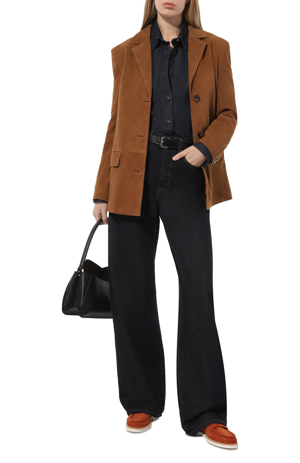 Замшевые лоферы SANTONI, арт. WUQY59818BIASTW1M35, фото 2