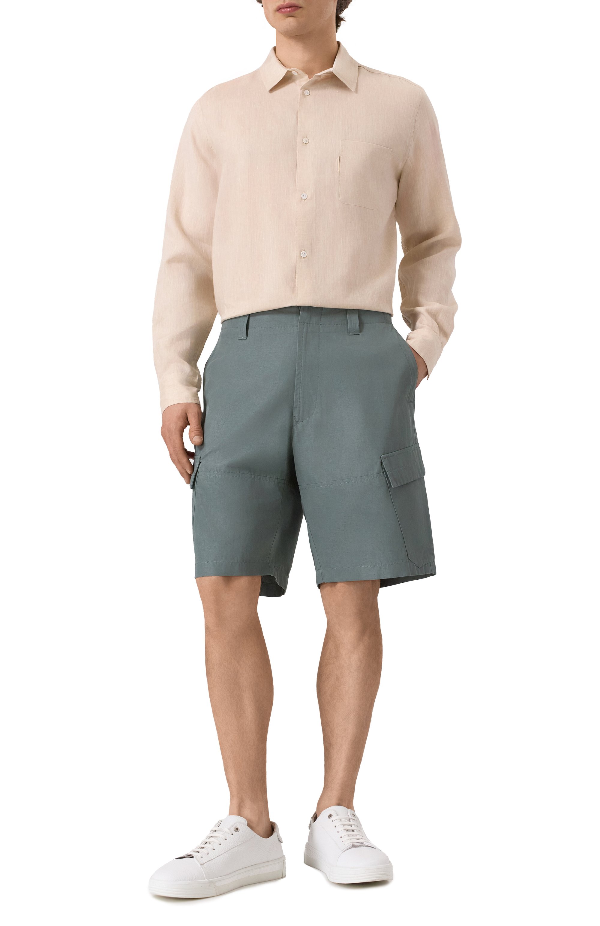 Льняная рубашка DEREK ROSE, арт. 9820-M0NA001, фото 2