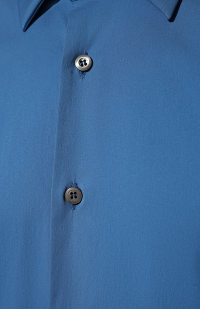 Хлопковая рубашка PRADA синего цвета по цене 65000 руб., арт. UCM608-F62-F0013, фото 5 Хлопковая рубашка PRADA, арт. UCM608-F62-F0013, фото 5