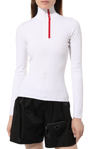 Топ prada linea rossa PRADA белого цвета по цене 150000 руб., арт. 126241-1X79-F0009-192, фото 3 Топ prada linea rossa PRADA, арт. 126241-1X79-F0009-192, фото 3