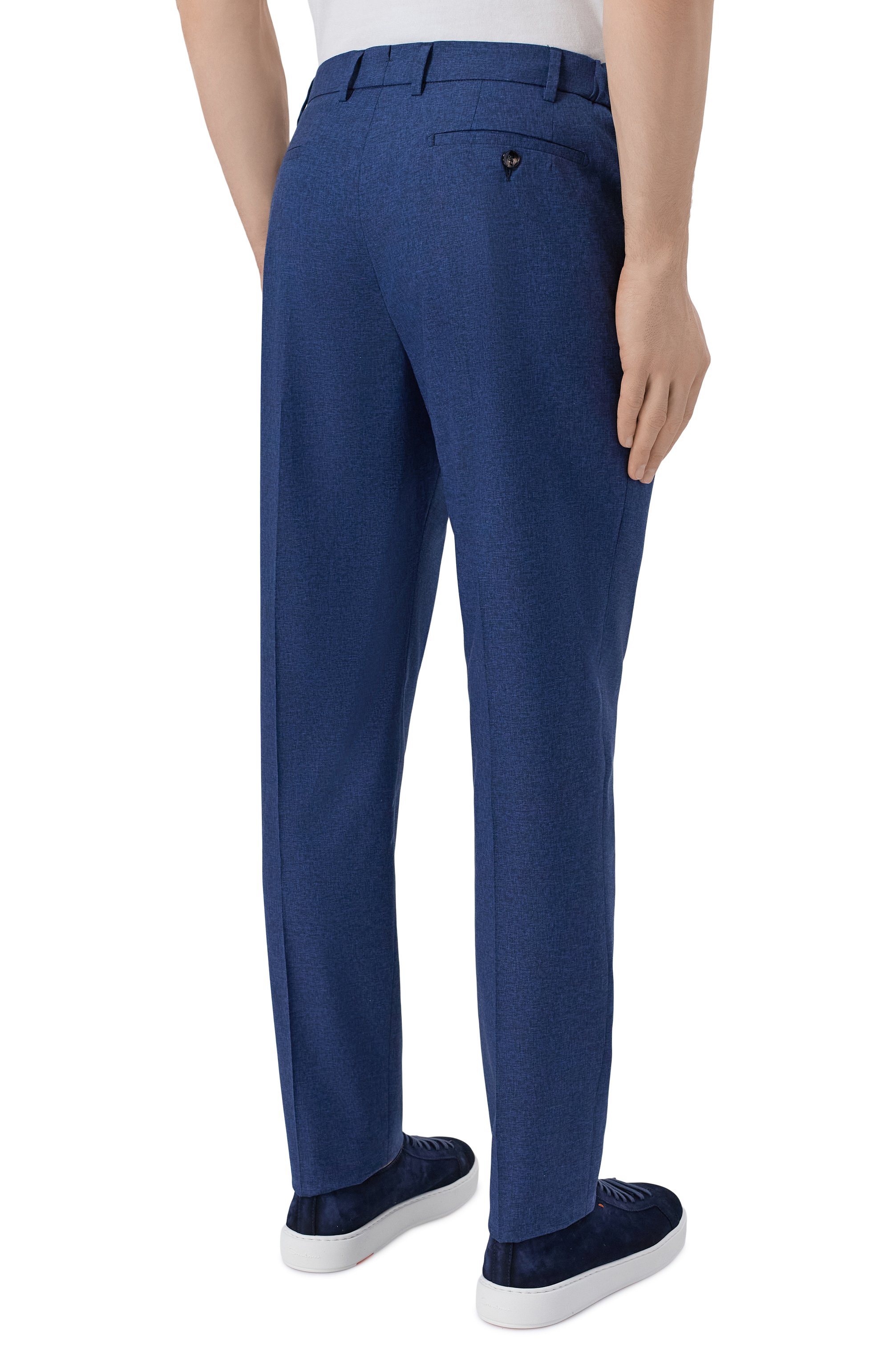 Брюки из шерсти и хлопка ANDREA CAMPAGNA, арт. XRETR0L0NG/GB1866, фото 4