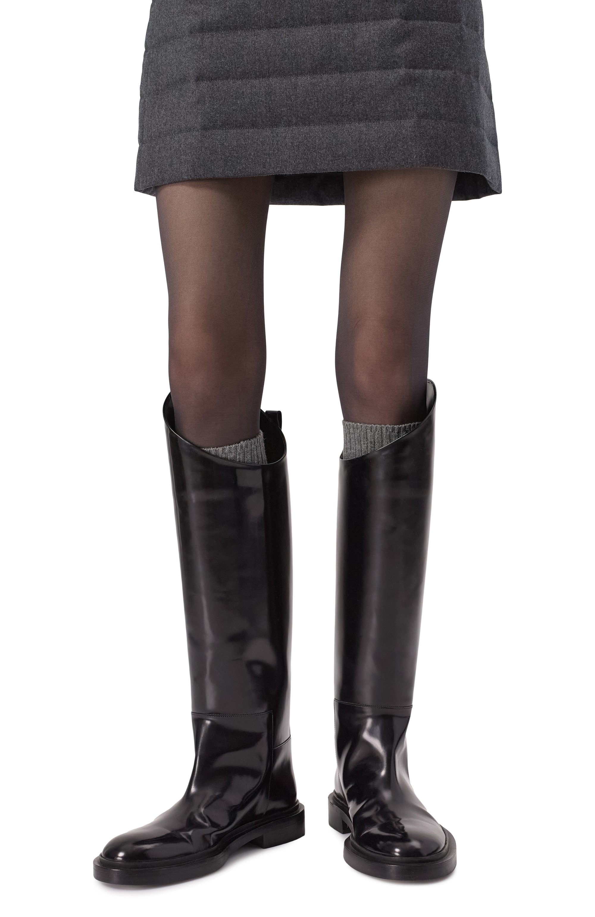 Кожаные сапоги JIL SANDER, арт. J15WW0039-P2775, фото 3