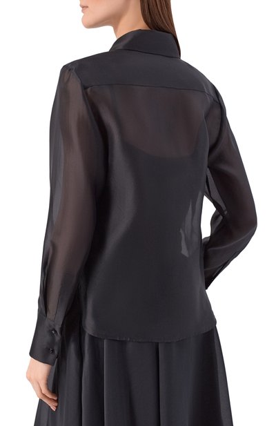 Шелковая блузка MAX MARA STUDIO, арт. MSEAGI, фото 4