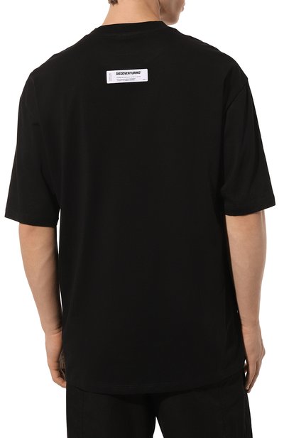 Хлопковая футболка DIEGO VENTURINO, арт. D3W4DVTS00UT, фото 4