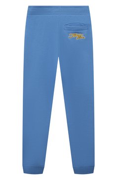 Детские хлопковые джоггеры KENZO голубого цвета, арт. K60300/6-12 | Фото 2 (Материал внешний: Хлопок; Материал сплава: Проставлено; Материал подклада: Хлопок; Нос: Не проставлено; Мальчики Кросс-КТ: Джоггеры-одежда; Ростовка одежда: 10 - 11 лет | 140 - 146см, 6 лет | 116 см, 12 лет | 152 см, 8 лет | 128 см)