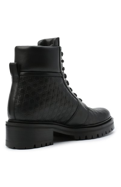 Кожаные ботинки ranger BALMAIN, арт. UN1C154/LSEB, фото 4