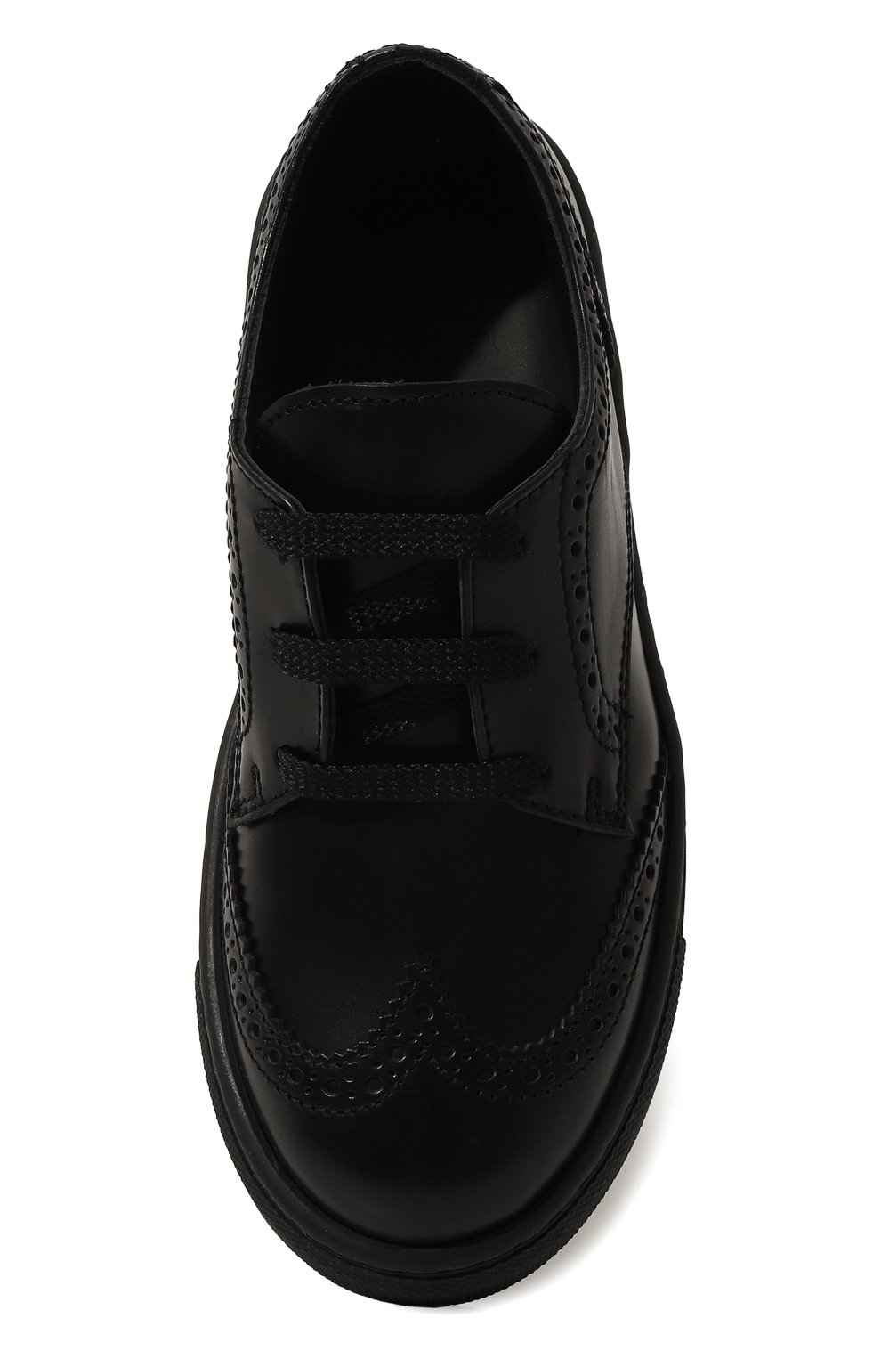 Кожаные дерби RONDINELLA черного цвета по цене 17100 руб., арт. 11886D/662/28-30, фото 4 Кожаные дерби RONDINELLA, арт. 11886D/662/28-30, фото 4