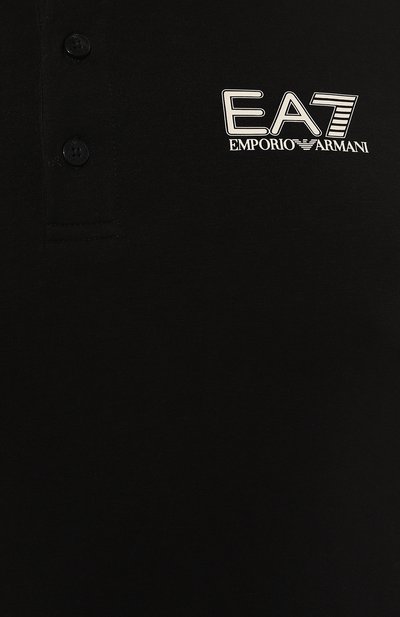 Хлопковое поло EA7, арт. 6DPF16/PJVQZ/S, фото 5