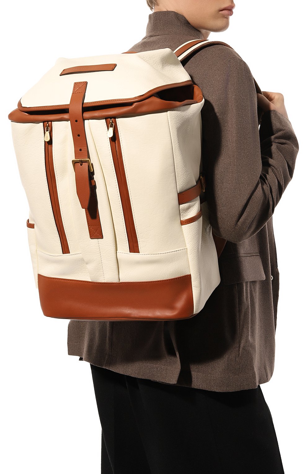 Кожаный рюкзак BRUNELLO CUCINELLI, арт. MBRHU421, фото 2