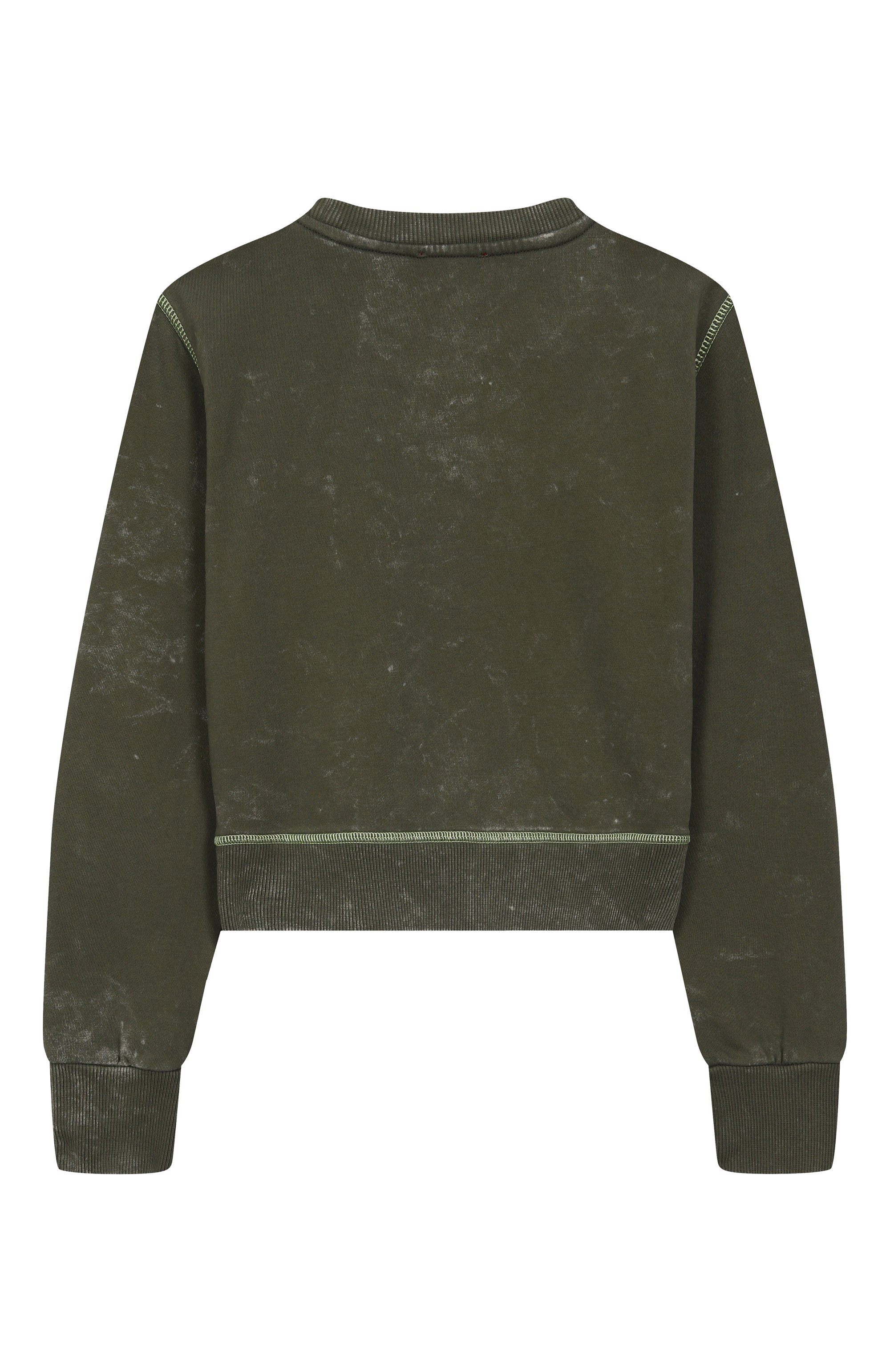 Хлопковый свитшот DIESEL хаки цвета по цене 16950 руб., арт. J02393/KYAZ4, фото 2 Хлопковый свитшот DIESEL, арт. J02393/KYAZ4, фото 2