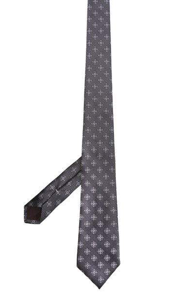Шелковый галстук CANALI серого цвета по цене 21450 руб., арт. 18/HJ04720, фото 3 Шелковый галстук CANALI, арт. 18/HJ04720, фото 3